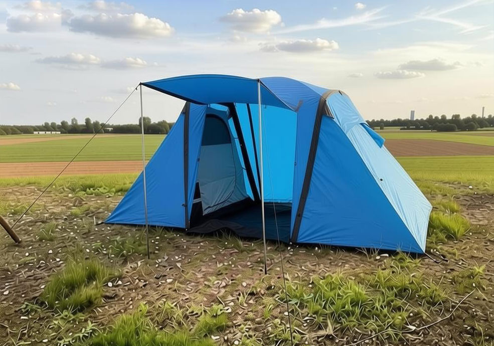 Tienda inflable emergente impermeable para 4 personas