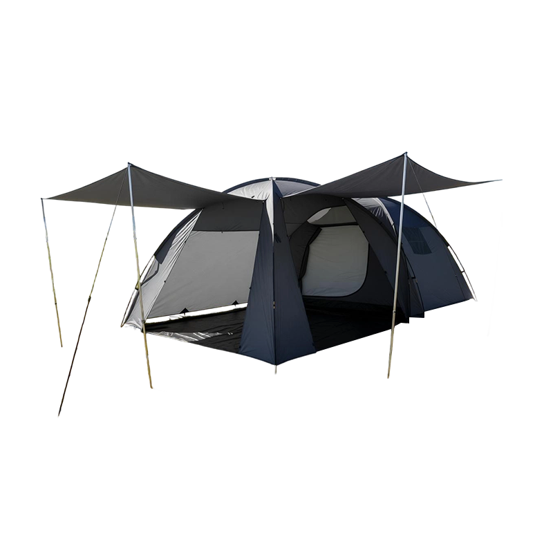 Tienda de campaña familiar de doble capa impermeable para 5-6 personas