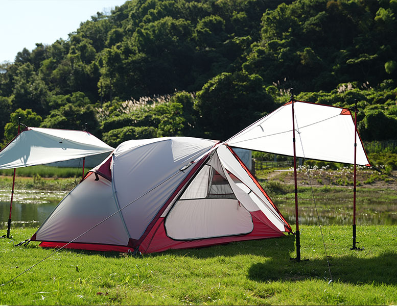 Tienda de campaña ligera para senderismo