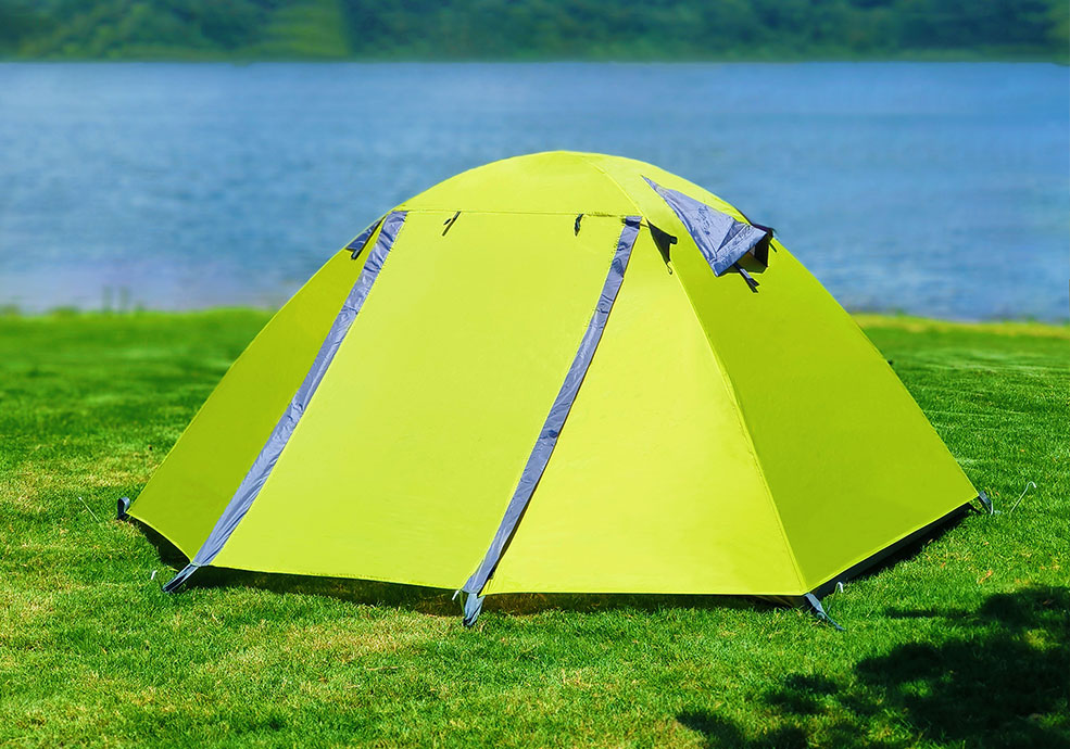 Tienda de Senderismo Ligera Impermeable para 2–4 Personas