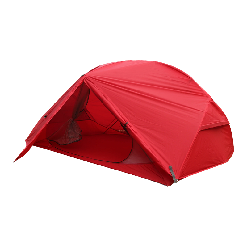 Tienda de campaña ligera para senderismo 20D Ripstop para 1 persona