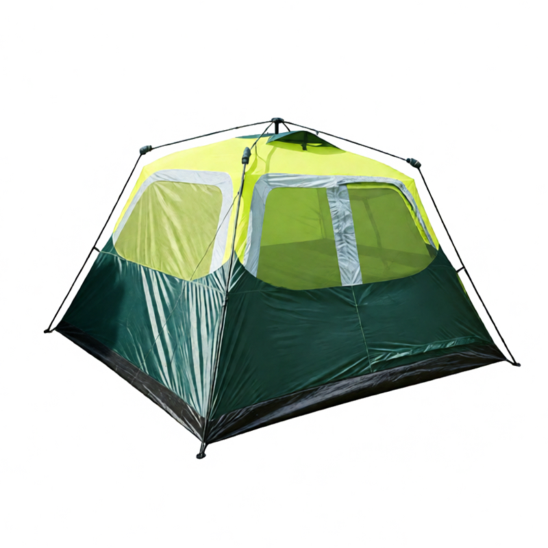 Tienda Automática para Camping para 4–8 Personas con Ventanas de Malla